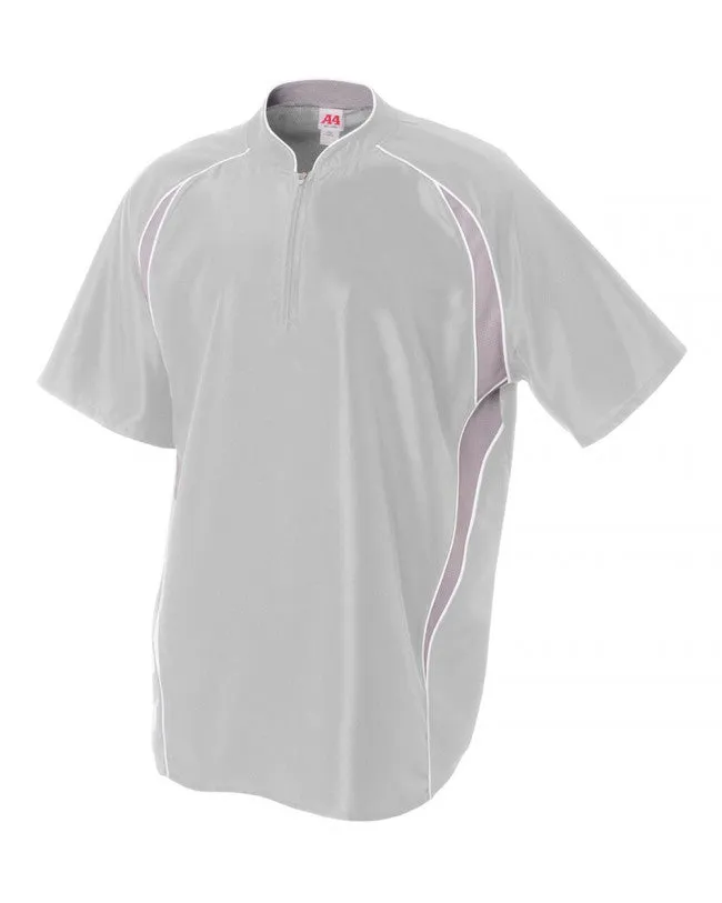 A4 Quarter Zip Batting Jacket