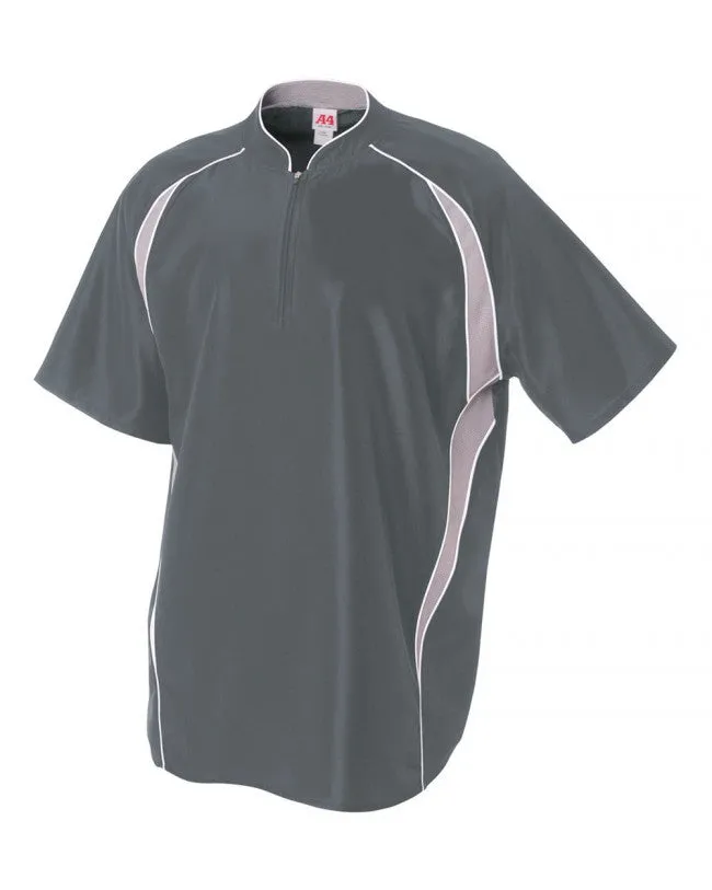 A4 Quarter Zip Batting Jacket