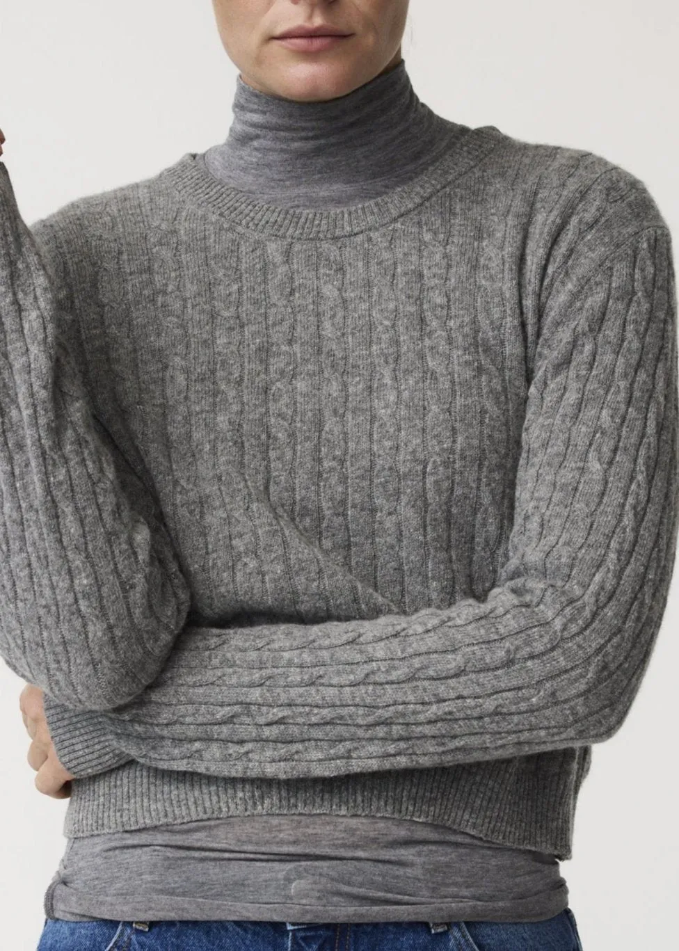 LEMON SWEATER | GREY MELANGE
