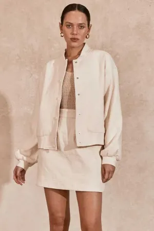 Lorina Bomber Natural