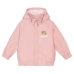 Moschino Baby Girls Pink Windbreaker