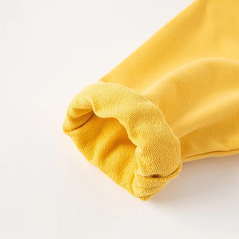 No. 9 Contest Boy Two-piece Yellow Baseball Jacket & Pants Set