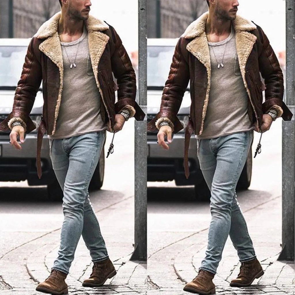 West Louis Outlaw Style Leather Jacket