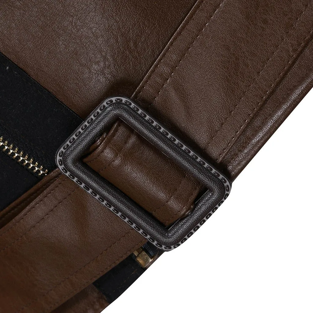 West Louis Outlaw Style Leather Jacket