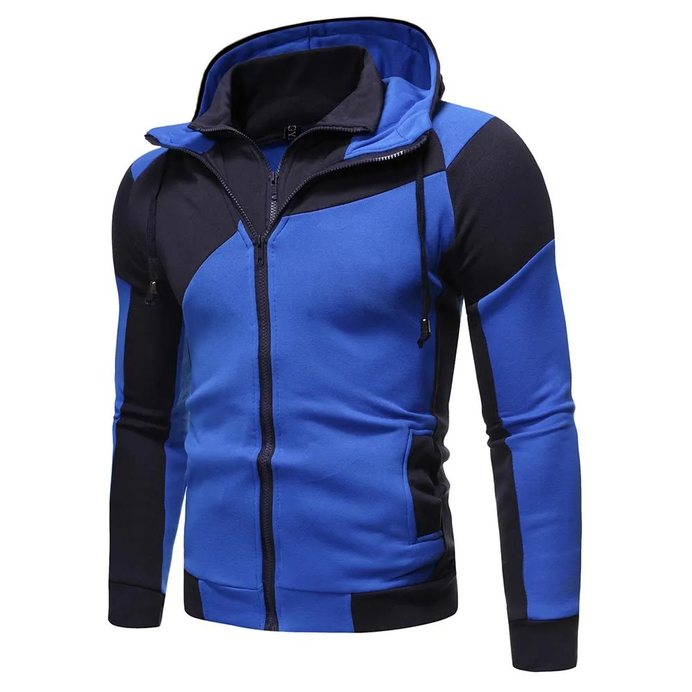 West Louis Spring Zipper Hooded Sweatshirt