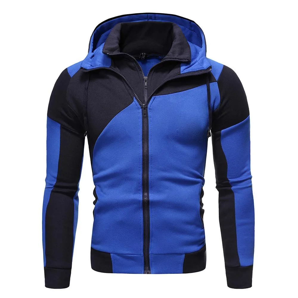 West Louis Spring Zipper Hooded Sweatshirt