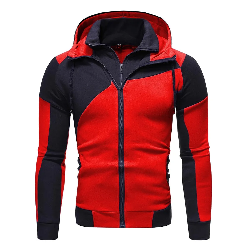 West Louis Spring Zipper Hooded Sweatshirt