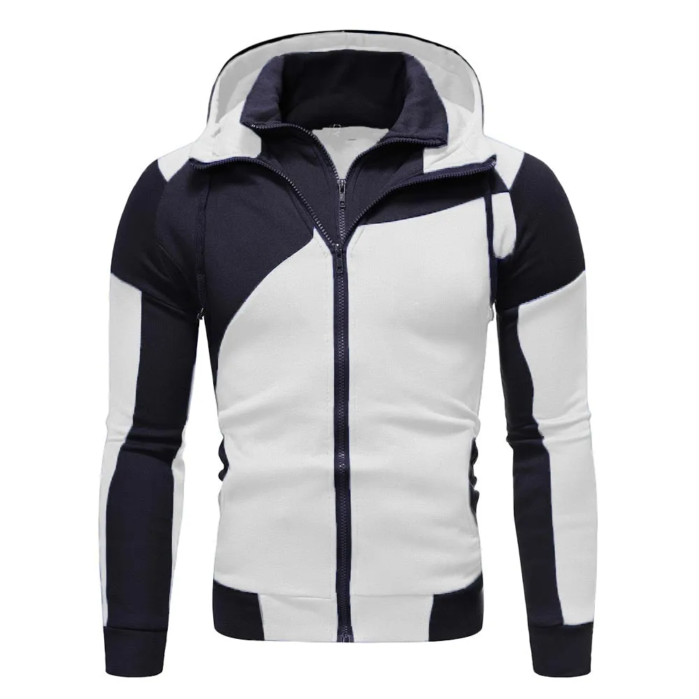 West Louis Spring Zipper Hooded Sweatshirt
