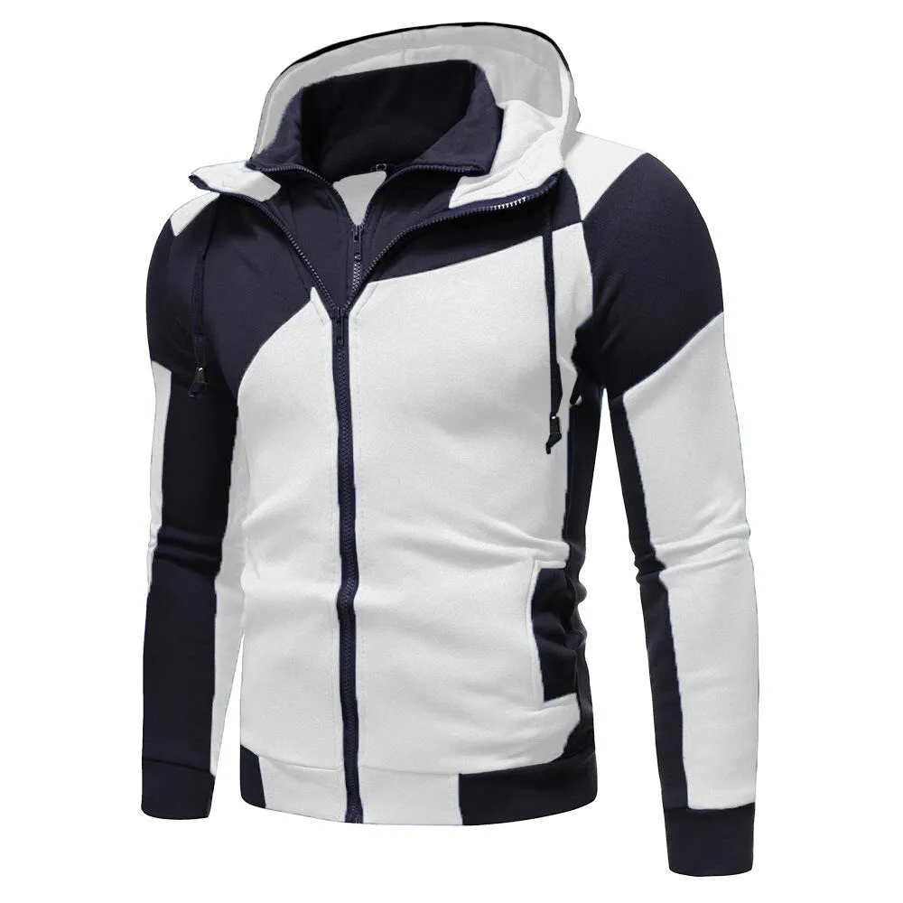 West Louis Spring Zipper Hooded Sweatshirt