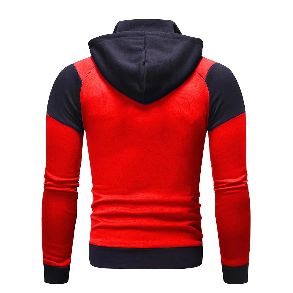 West Louis Spring Zipper Hooded Sweatshirt