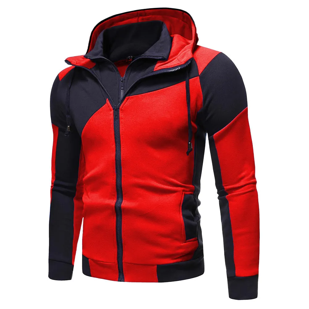 West Louis Spring Zipper Hooded Sweatshirt