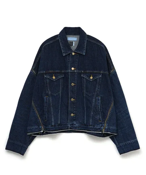 Zipper Denim Jacket