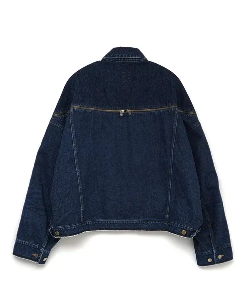 Zipper Denim Jacket